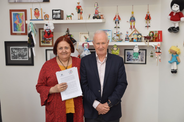 El defensor del Pueblo y la Ministra de Innovación y Cultura firman convenio para ampliar la difusión de bienes culturales 