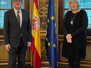 Ángel Gabilondo se reúne con la Comisaria Mijatović 