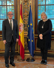 Ángel Gabilondo se reúne con la Comisaria Mijatović 