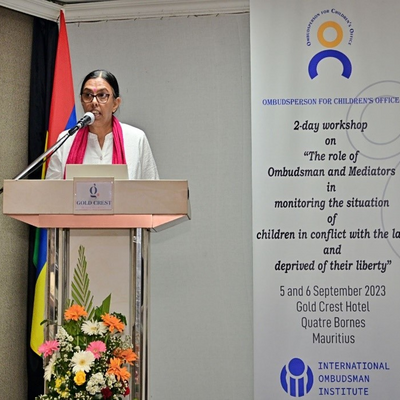 Mrs Rita Venkatasawmy, O.S.K, Ombudsperson for Children, Office of the Ombudsperson for Children
