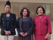 Ombudsman Malera with her delegation