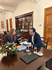 Mrs. Maria Stylianou-Lottides and Mr. Nicos Christodoulides