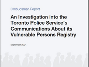 Investigation report available now