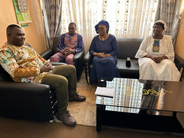 La médiatrice en visite de courtoisie