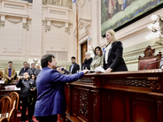 Aristides Javier Lasarte presta juramento