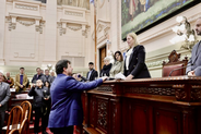 Aristides Javier Lasarte presta juramento
