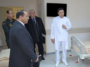 Fazail Hasanov and Adil Hajiyev visited the main clinical hospital of the Armed Forces