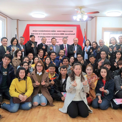 Meeting with Thai labours