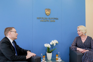 IOI President, Chris Field PSM and President of the National Assembly of the Republic of Slovenia,Urška Klakočar Zupančič.