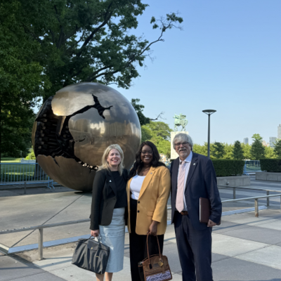 f.l.t.r. IOI President Nadine Mailloux, Ms. Angie Cruickshank Lambert, Mr. Rafael Bustos Gisbert