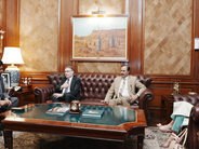 The Honourable Kamran Tessori; IOI President Chris Field; Provincial Ombudsman Sindh Ajaz Ali Khan; Chief of Staff to the President, Rebecca Poole