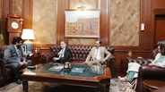 The Honourable Kamran Tessori; IOI President Chris Field; Provincial Ombudsman Sindh Ajaz Ali Khan; Chief of Staff to the President, Rebecca Poole