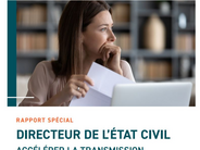 Le rapport spécial est maintenant disponible