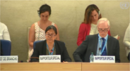 UN Special Rapporteur on the human rights of IDPs, Cecilia Jimenez-Damary, speaking at 41st session of UN Human Rights Council