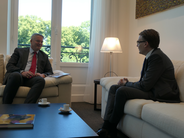 Secretary General of the OECD, Mr Mathias Cormann and IOI President Chris Field