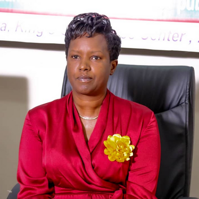 Hon. Aimée Laurentine Kanyana, the Acting First Vice President