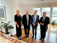 (f.l.t.r.) Gaby Schwarz, Richard Sadleir, Chris Field, Werner Amon