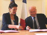 France - Marlène Schiappa et Jacques Toubon