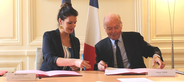 France - Marlène Schiappa et Jacques Toubon