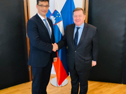 Meeting of IOI Secretary General Amon with slovenian Ombudsman Svetina