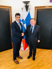 Meeting of IOI Secretary General Amon with slovenian Ombudsman Svetina