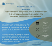Webinaire sur les principes de l'ombudsman