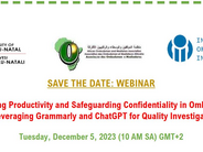 Save the date for the AORC Webinar