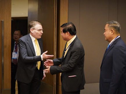 IOI President, Chris Field PSM and Chief Ombudsman of Thailand and Asia Region President, Somsak Suwansujarit.