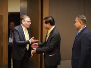 IOI President, Chris Field PSM and Chief Ombudsman of Thailand and Asia Region President, Somsak Suwansujarit.
