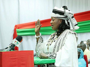 nouveau Médiateur du Faso - Mme Saran Sere/Sereme