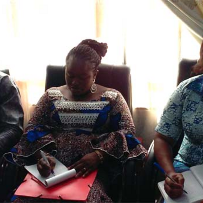 Les participants de la présentation