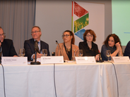 Left to right: Günther Kräuter, Klaus Starl (ETC Graz), Gözde Taskaya (Network Muslim Civil Society), Izabela Kisić (Helsinki Committee for Human Rights, Serbia), Claudia Schäfer (ZARA), Matthias Hui (humanrights.ch)