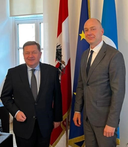 Secretary General, Werner Amon, and Ombudsman of Hungary, Dr. Ákos Kozma