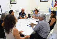 Gabriel Savino se reunió con la Ministra Érika Gonnet y su equipo