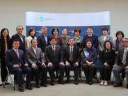 Control Yuan President Chu Chen (front row, third right) and the Committee at ICDF