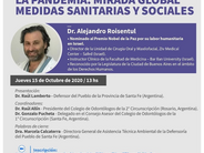 Conferencia Magistral - 15 octubre 2020