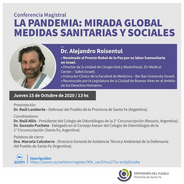 Conferencia Magistral - 15 octubre 2020