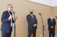 Lamberto, Perotti y Javkin inauguraron nuevo edificio