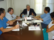 Reunion con miembros de la Comisión de Seguridad