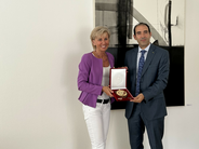 SG Gaby Schwarz with 1st Vice President Mohamed Benalilou