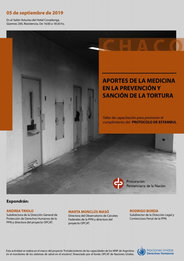 El 5 de septiembre 2019 la PPN realiza un taller de capacitación sobre "los Aportes de la medicina en la prevención y sanción de la tortura"