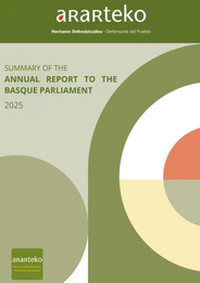 English summary of the Ararteko's Annual Report 2025 now available