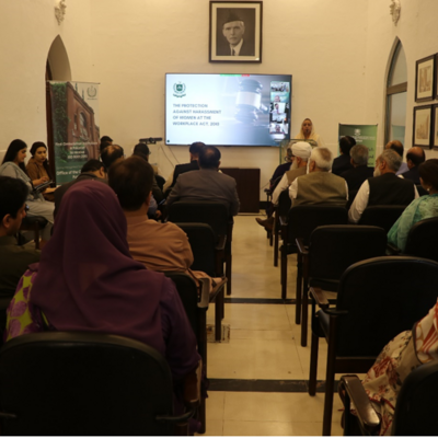 Training ensures the full implementation of the Protection against Harassment of Women at the Workplace Act, 2010