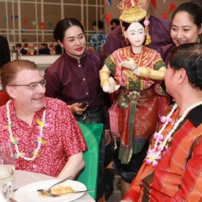 IOI President, Chris Field PSM and Chief Ombudsman of Thailand and Asia Region President, Somsak Suwansujarit.