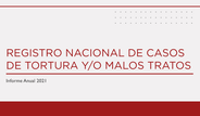Informe anual 2021 del RNCT