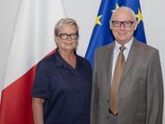 Ombudsman Zammit McKeon with FRA Director Rautio