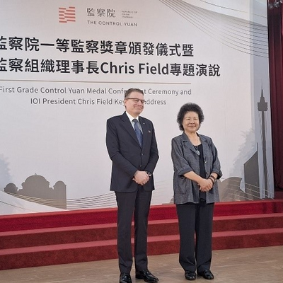 President Field and Control Yuan President Chen Chu