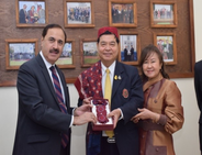 Hon. Ombudsman Khan with Thai Chief Ombudsman Hon. Somsak Suwansujarit and his wife