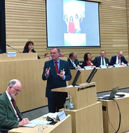 Ombudsman Kräuter speaks at annual meeting in Germany