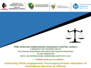 Webinar on the IOI Best Practice Paper on Outreach Practices from Ombudsman around the world